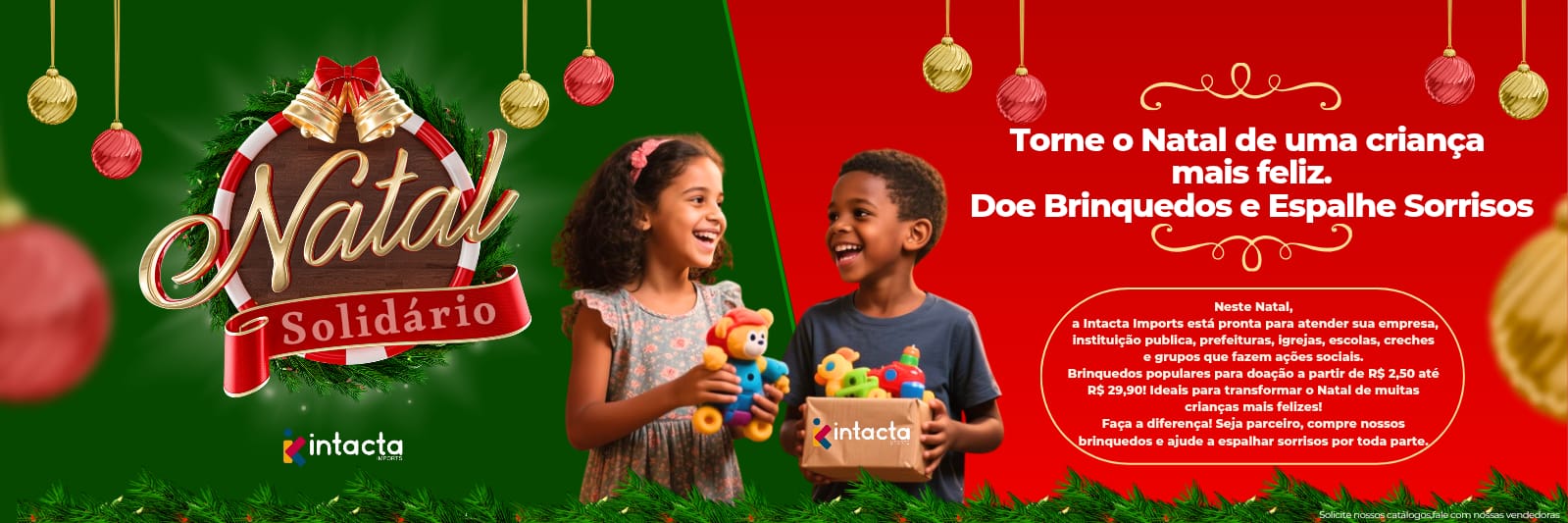 Banner Brinquedos para doação