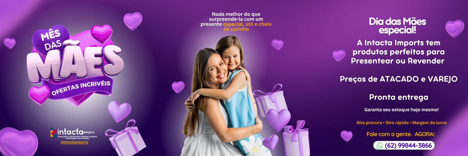 Mês das Mães divulgação Banner (1599 x 533 px).